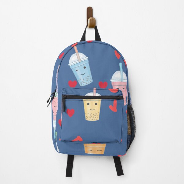 Item preview, Boba Tea Inspired,Colorful Boba Bubble Tea blue Pattern designed and sold by TrueFit Essentials.