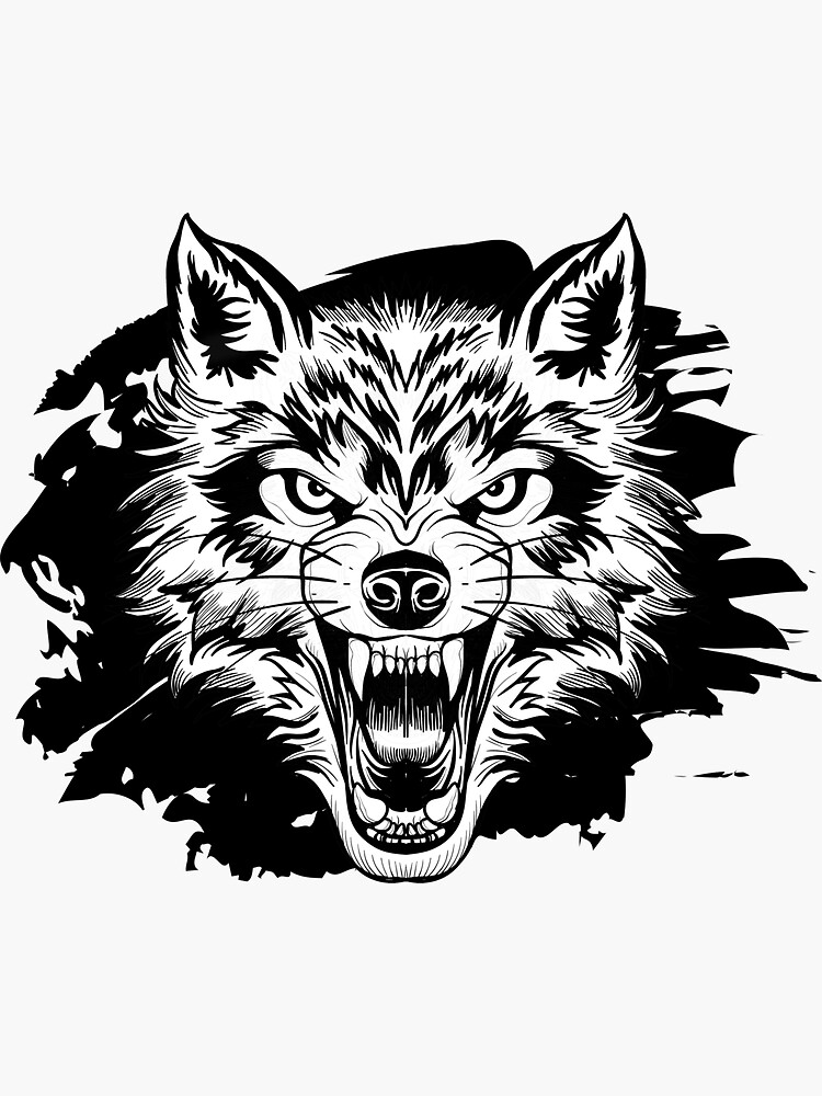 Wolf sketch Poster Print | Office prints | Wolf wall art | Wolf print –  Artstract.co.uk