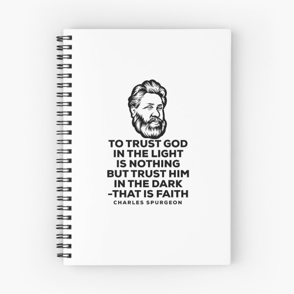 Item preview, Charles Spurgeon Quote - Trust God designed and sold by HalpinDesign.