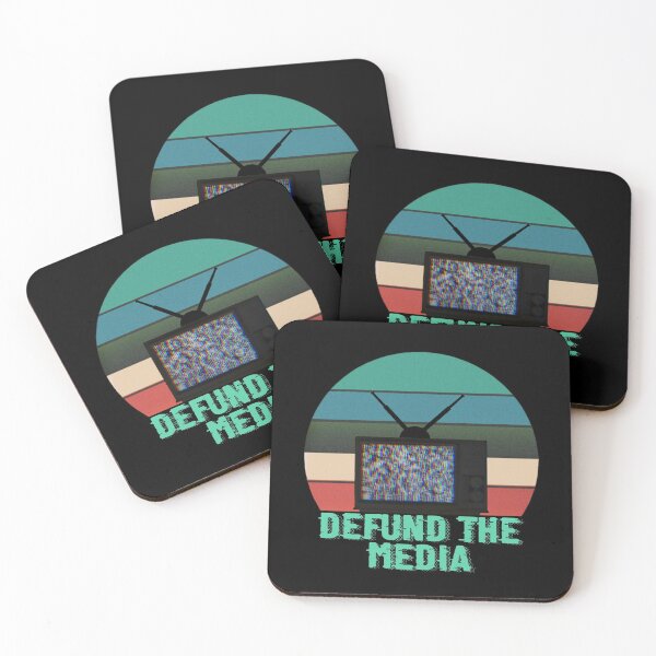 Item preview, Defund the media - vintage style designed and sold by SidTastic .