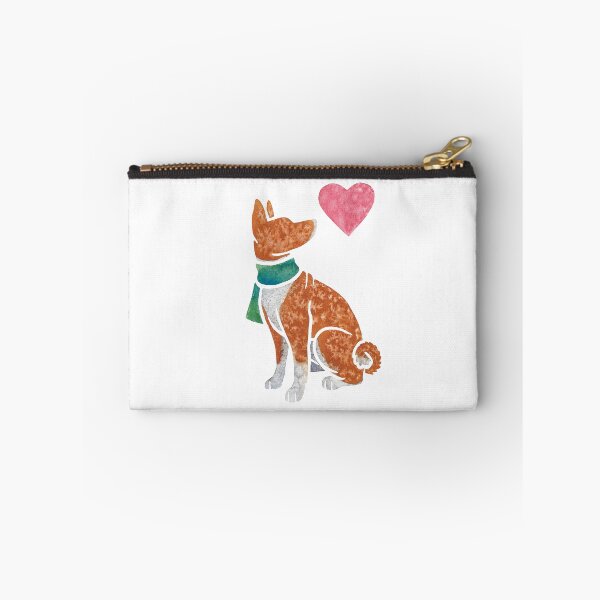 Item preview, Watercolour Basenji (red) designed and sold by animalartbyjess.