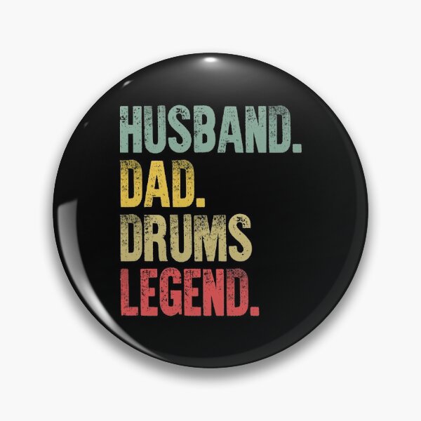 Item preview, Funny Men Vintage T Shirt Husband Dad Baseball Drums Legend Retro designed and sold by Bendthetrend.