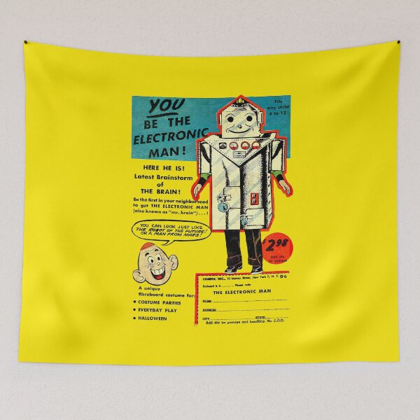 Item preview, YOU BE THE ELECTRONIC MAN - ADVERT designed and sold by ThrowbackAds.