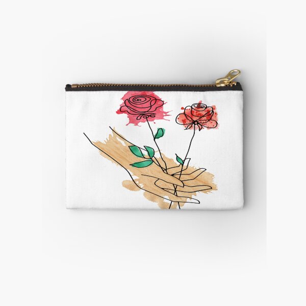 Item preview, Abstract hand holding flowers on a White background. decorating, interiors designed and sold by jayne0524.