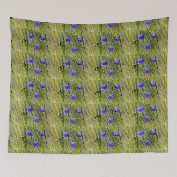 Item preview, Harebells and an inquisitive snail designed and sold by Violaman.