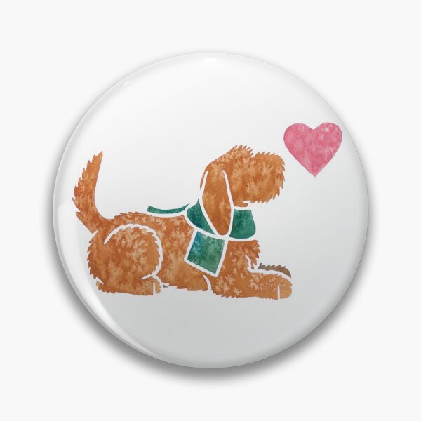 Item preview, Watercolour Basset Fauve de Bretagne designed and sold by animalartbyjess.