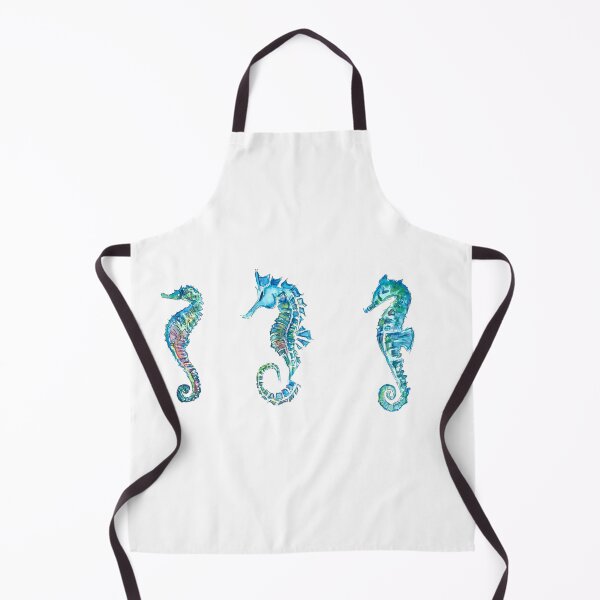 Item preview, Seahorses Trio in Colorful Hippocampus Style designed and sold by artshop77.