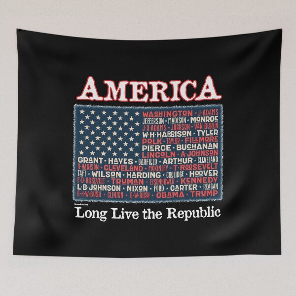 Item preview, Presidents as Part of  American Flag Art designed and sold by K. Scott  Teeters.