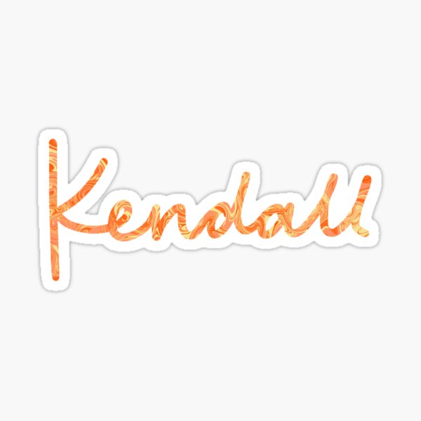 &ldquo;Kendall Marble&rdquo; Sticker by ROLdrawing | Redbubble