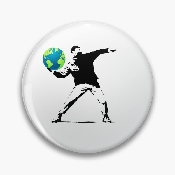 Item preview, Bansky - Globe Thrower designed and sold by MoreBeauty.