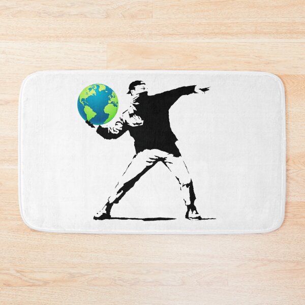 Item preview, Bansky - Globe Thrower designed and sold by MoreBeauty.