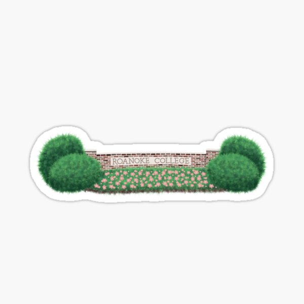Roanoke College Sign Sticker