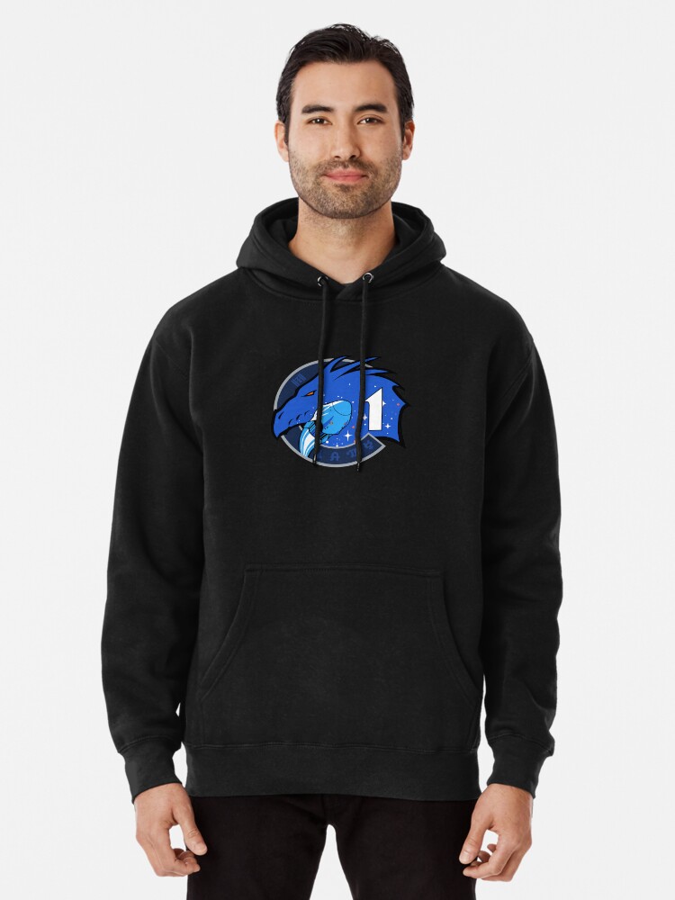 nasa patch pullover hoodie