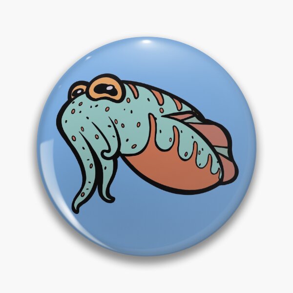 Item preview, Cuttlefish in Mint and Coral designed and sold by RJKpoyp.