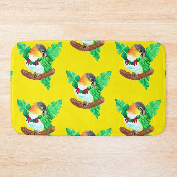 Item preview, Cute Caique Parrot Watercolor designed and sold by Ivy Lily Art.