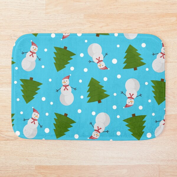 Item preview, Winter pattern design with snowman and christmas tree.  designed and sold by GulArt.