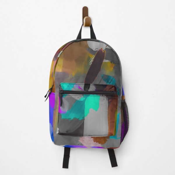 Item preview, splash painting texture abstract background in purple blue pink yellow designed and sold by Mrvell.
