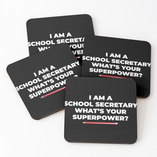 Item preview, I am a school secretary, what's your superpower? designed and sold by Statim.