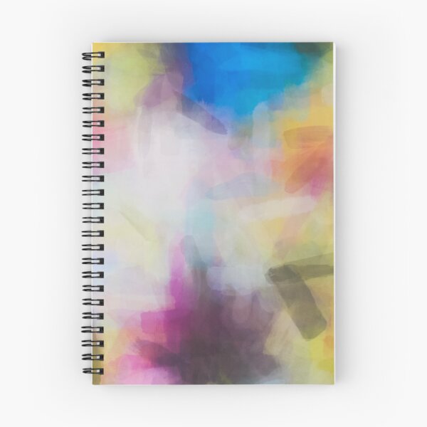 Item preview, splash painting texture abstract background in yellow pink blue designed and sold by Mrvell.