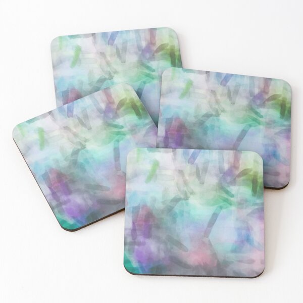 Item preview, splash painting texture abstract background in purple pink green designed and sold by Mrvell.