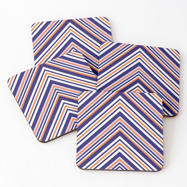Item preview, Chevron in Orange and Blue designed and sold by Moyanana.