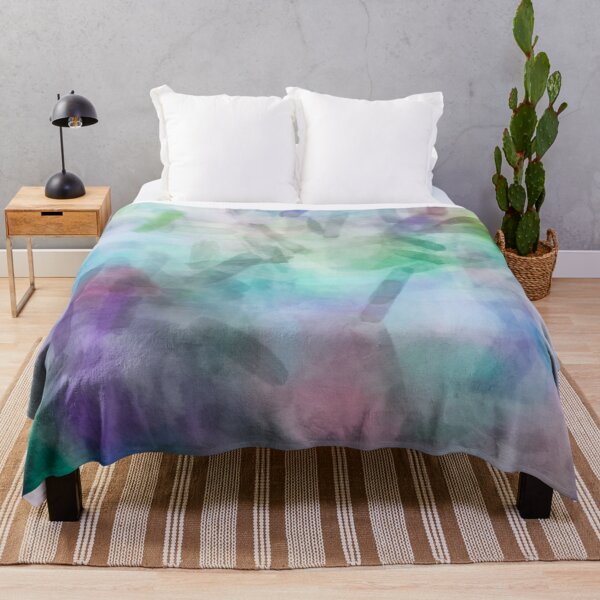 Item preview, splash painting texture abstract background in purple pink green designed and sold by Mrvell.