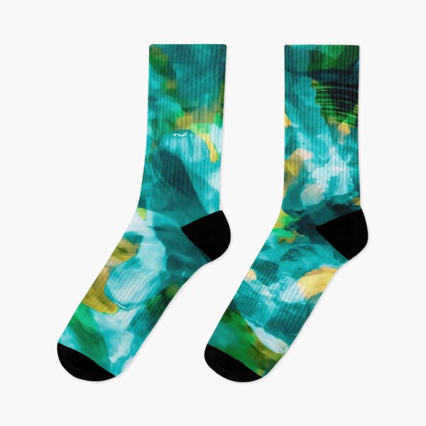 Item preview, splash painting texture abstract background in green blue yellow designed and sold by Mrvell.