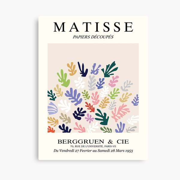 Henri Matisse - The Sheaf - Matisse Prints Canvas Print