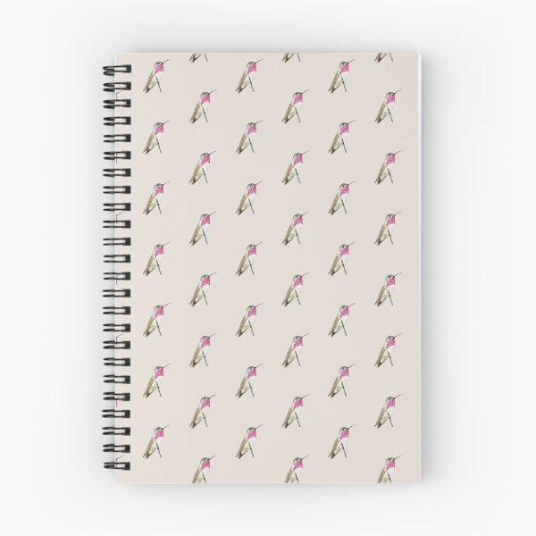 Item preview, Calliope Hummingbird on Ecru Background designed and sold by Christiane Dobbins.