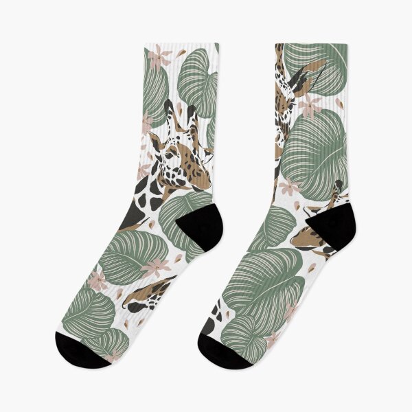 Item preview, Vintage giraffe print digital art designed and sold by Mercurio-Design.