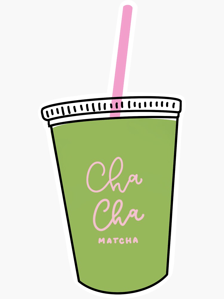 Cha Cha Matcha Stickers for Sale Redbubble