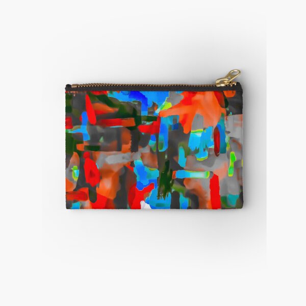 Item preview, splash painting texture abstract background in blue red orange designed and sold by Mrvell.