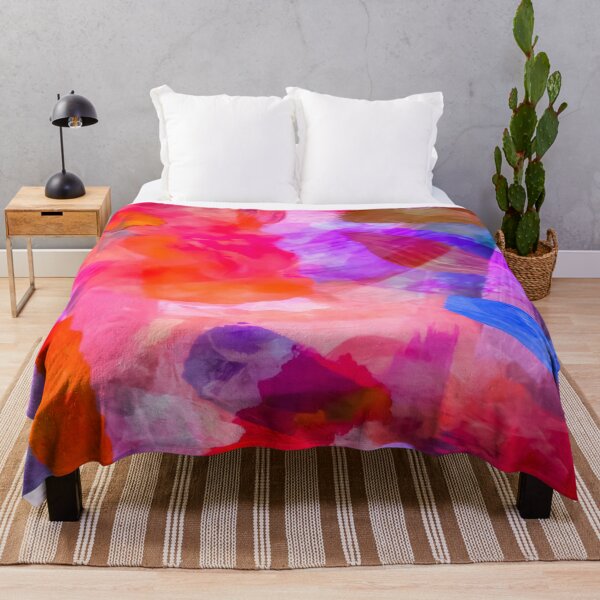 Item preview, splash painting texture abstract background in purple pink red blue designed and sold by Mrvell.