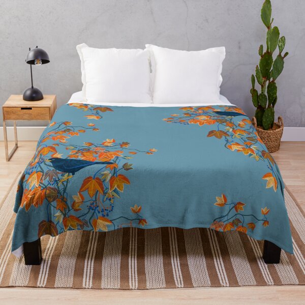Item preview, Autumn Vine with blackbird designed and sold by appleyards.