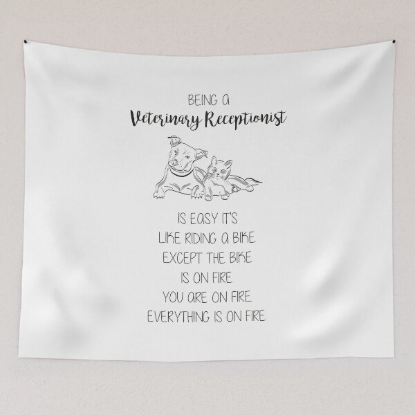 Item preview,  Funny Veterinary Receptionist T-shirt designed and sold by ZANKELLO.