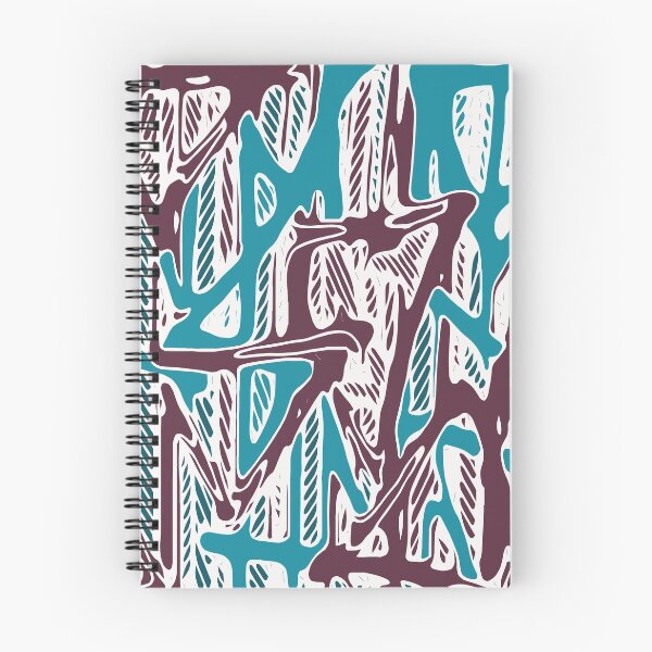 Item preview, geometric triangle shape abstract background in blue and brown designed and sold by Mrvell.