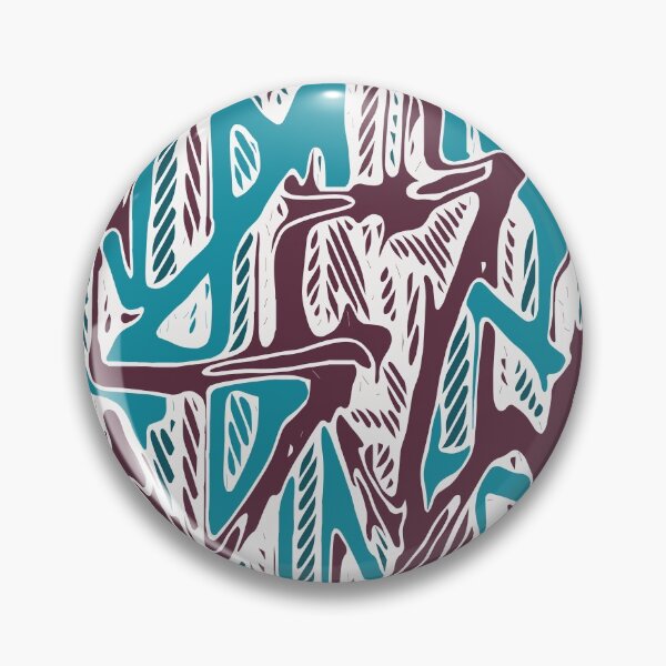 Item preview, geometric triangle shape abstract background in blue and brown designed and sold by Mrvell.