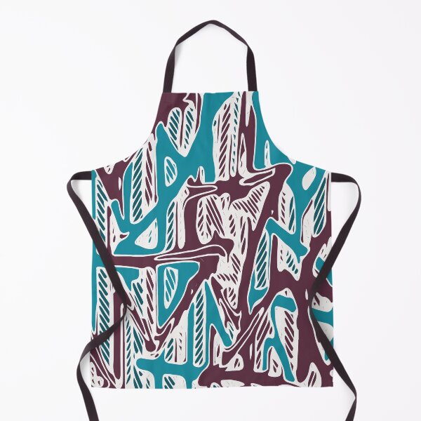 Item preview, geometric triangle shape abstract background in blue and brown designed and sold by Mrvell.