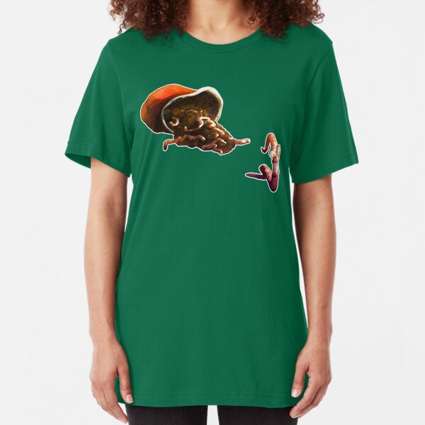 Earth Worm Jim making his big escape Slim Fit T-Shirt