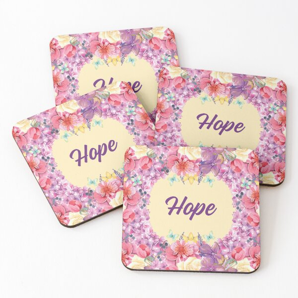 Item preview, Hope Floral and Butterfly Pattern Design designed and sold by GODS4US.