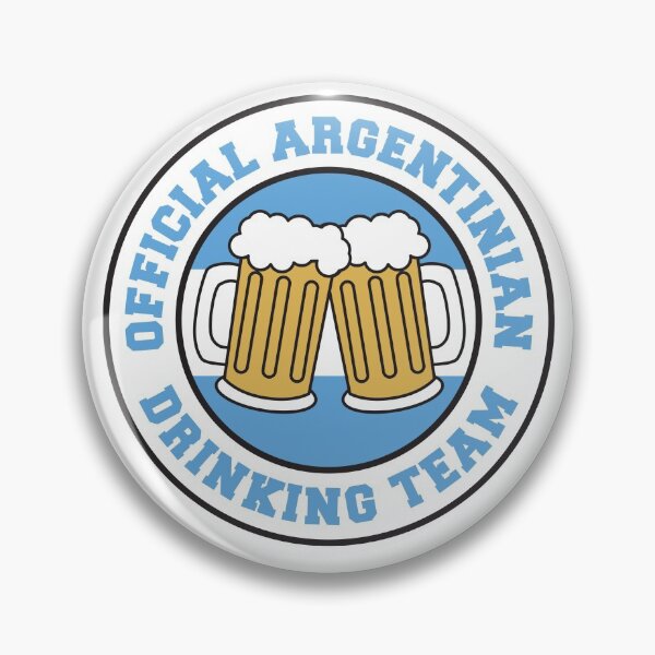 Item preview, Official Argentinian Drinking Team Featuring Flag Of Argentina And Beers designed and sold by jaycartoonist.