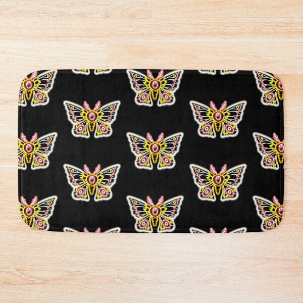 Item preview, Neon Lights Moth Red and Yellow designed and sold by ursaink.