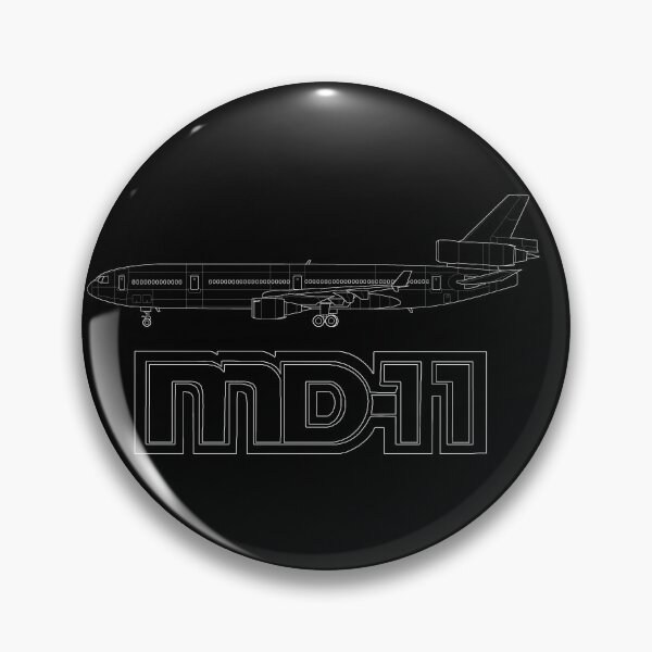 Item preview, McDonnel Douglas MD-11 White Outline designed and sold by Avi8orGear.