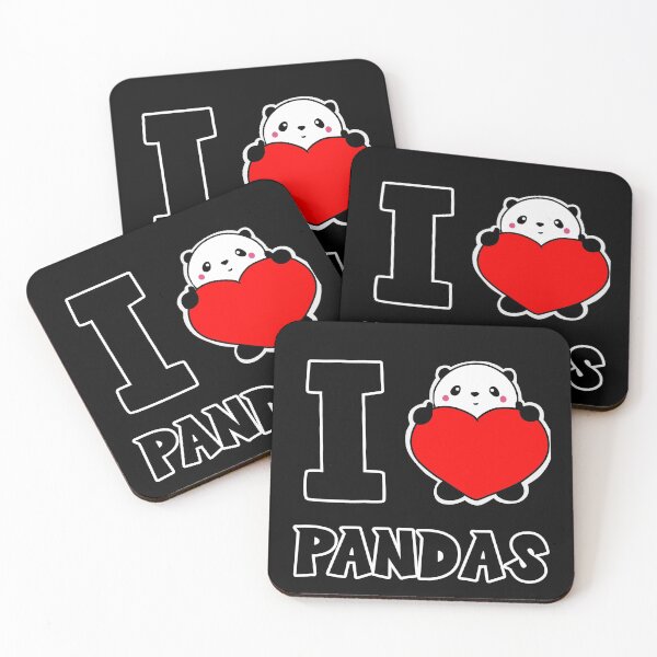 Item preview, I love Pandas designed and sold by BandOfThePand.