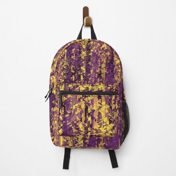 Item preview, geometric triangle shape abstract background in brown and purple designed and sold by Mrvell.