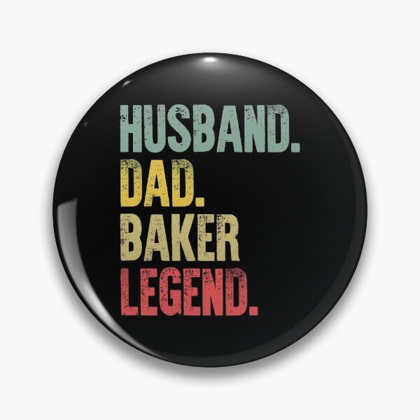 Item preview, Funny Men Vintage T Shirt Husband Dad Baker Legend Retro designed and sold by Bendthetrend.