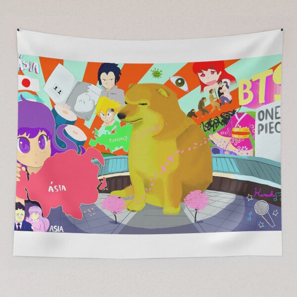 Item preview, Asian Life Cheems designed and sold by heriole.
