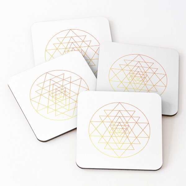 Item preview, Sunset Sri Yantra designed and sold by ifyoufeellike.