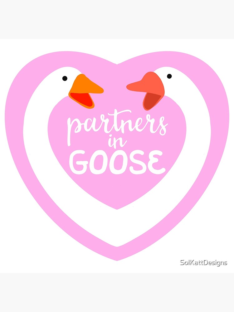 "Goose Game Coop" Poster by SolKattDesigns Redbubble