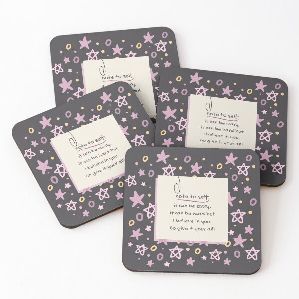 Item preview, Note to Self |Starry Cosmic Pattern designed and sold by nashiblossomart.